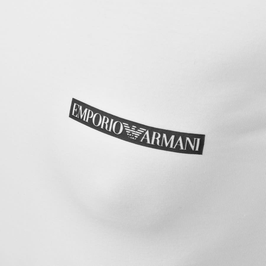 Alternative Image for ProductEmporio Armani Lounge Crew Neck T Shirt White3